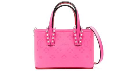 pink christian louboutin bag